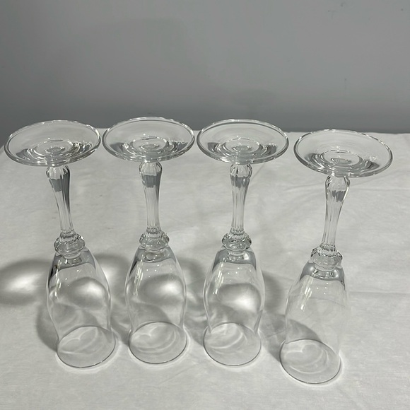 Mikasa Ardmore Fluted Champagne Glasses Vintage Elegant Crystal set of 4 - Picture 10 of 13